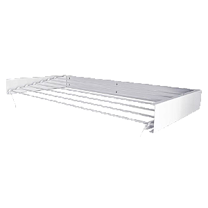 Varal Mágico 130 Cm 7 Varetas Apartamento Kitnets Aluminio