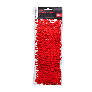Refil Mop Flat Chenile Vermelho - Powermaid