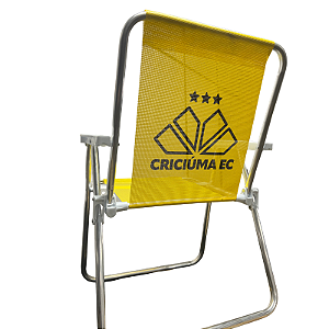 Cadeira Oficial Criciúma Esporte Clube – Dobrável, Reforçada e Licenciada Bitenfer