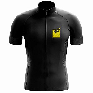Camisa Ciclista Coco Quadrado - Preta