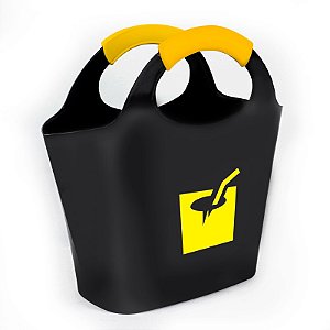 Bag Coco Quadrado - Sacola de Gelo 12L Preta