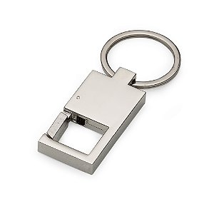 Chaveiro Metal Mosquetão - Mínimo 50 unidades
