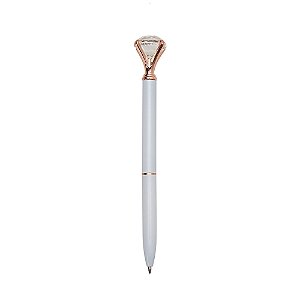 Caneta Metal Diamante - Mínimo 200 unidades