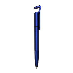 Caneta Plástica Touch com Suporte - Mínimo de 200 unidades