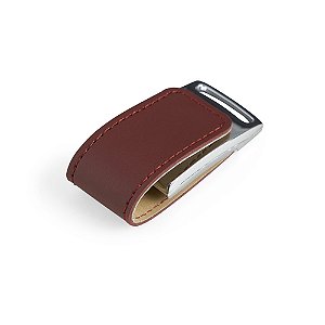 Pen Drive de Couro - Mínimo 30 unidades