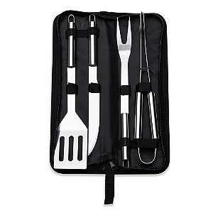 Kit Churrasco 4 peças - Mínimo 30 unidades