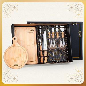 Kit Queijo, Churrasco E Vinho- 11 Pçs - Mínimo 30 unidades