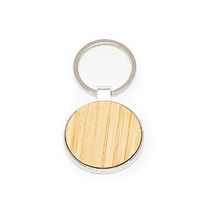 Chaveiro Metal Bambu - Mínimo 50 unidades