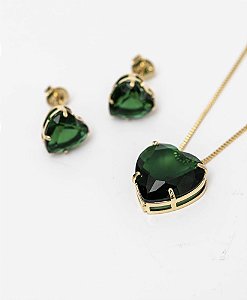 Conjunto Esmeralda Coração