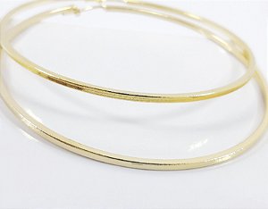 Argola Dourada Lisa