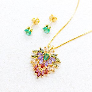 Conjunto Cores com Pedras em Zircônias
