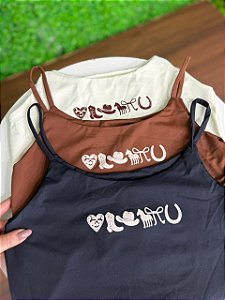 Cropped Feminino Poliamida Estilo Country Boiadeira