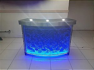 Balcão Bolha Curvo de 1,50M