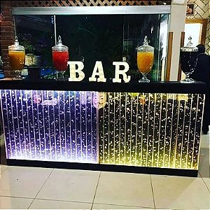 Balcão Bolha Palitado Reto de 2,00M