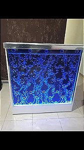 Balcão Bolha Reto para Escritório, Comercio, ETC...de 1,00M