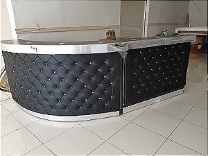 Projeto Balcão Captonê Curvo 2,30M + Balcão Captonê Reto 1,50M