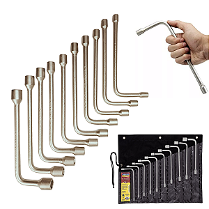 Jogo De Chave L Biela 8mm A 19mm 10 Peças Tramontina