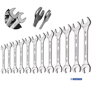 Jogo Chave Boca Fixa 12 Peças 6mm A 32mm Tramontina