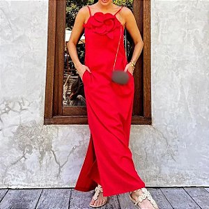 VESTIDO de regata COM FENDAS