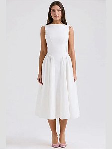 Vestidos ABERTO NAS costas monocromáticas