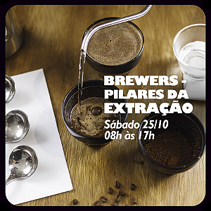 Curso " Brewer - Pilares da extração" - 25 de Outubro - 08h às 17h.