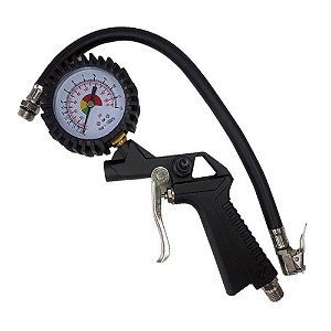 Calibrador Manual de Pneus com Inflador – PNWCM10