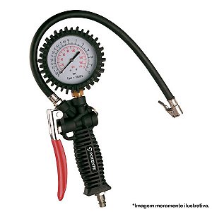 Calibrador Manual de Pneus com Manômetro (Proteção Antichoque) – PNWCM18N