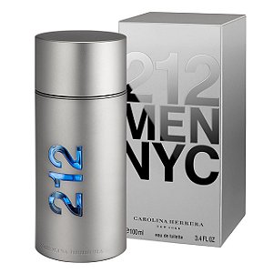 212 Men NYC Carolina Herrera Eau de Toilette - Perfume Masculino 100ML