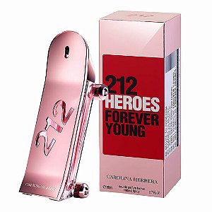 212 Heroes For Her Carolina Herrera – Perfume Feminino – Eau de Parfum 80ML
