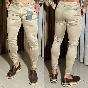 Calça Alfaiataria Cós Italiano khaki