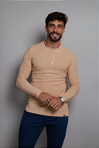 Camiseta Henley ML Benge
