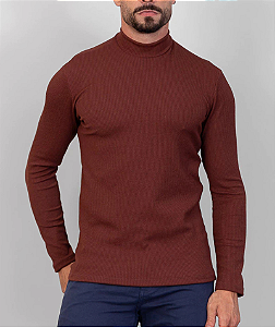 Blusa Gola Alta Café