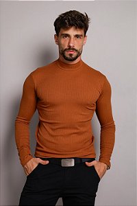 Blusa Gola Alta Caramelo