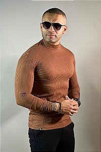 Blusa Gola Alta Chocolate