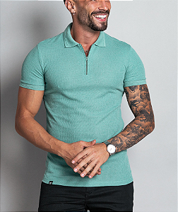 Polo Zyan Textura Verde