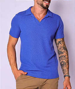 Polo Gola V Mumbai Azul