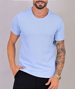 Camiseta Tricot Azul