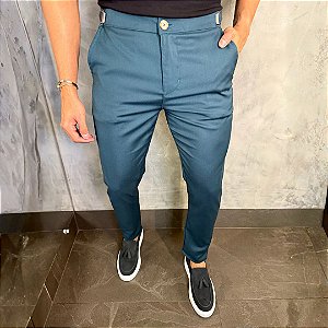 Calça Alfaiataria Firenze com ajuste Verde