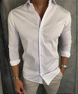 Camisa Manga Longa Branco