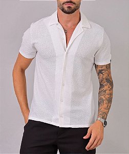 Camisa Tricot Mare Off White