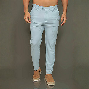 Calça Alfaiataria Azul Claro Tec