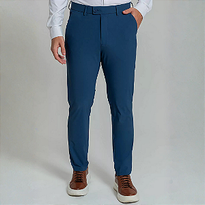Calça Alfaiataria Azul Marinho Tec