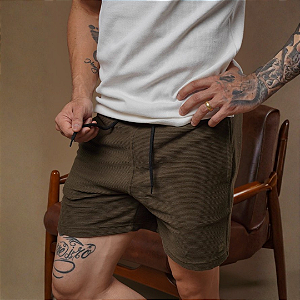 Bermuda Texture Verde militar