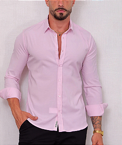 Camisa Social Ben Rosa Bb