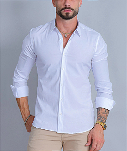 Camisa Social Ben Branco