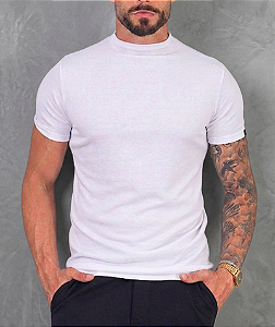 Camiseta Branco Gola Media Fiji