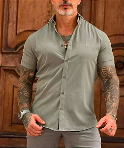 Camisa Ultra Tech Mescla MC Chumbo