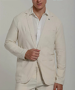 Blazer Masculino Linho Natural