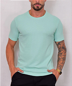 Camiseta Tricot Verde Claro