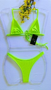 Biquini fita ( p/bronzeamento)  cor verde lima